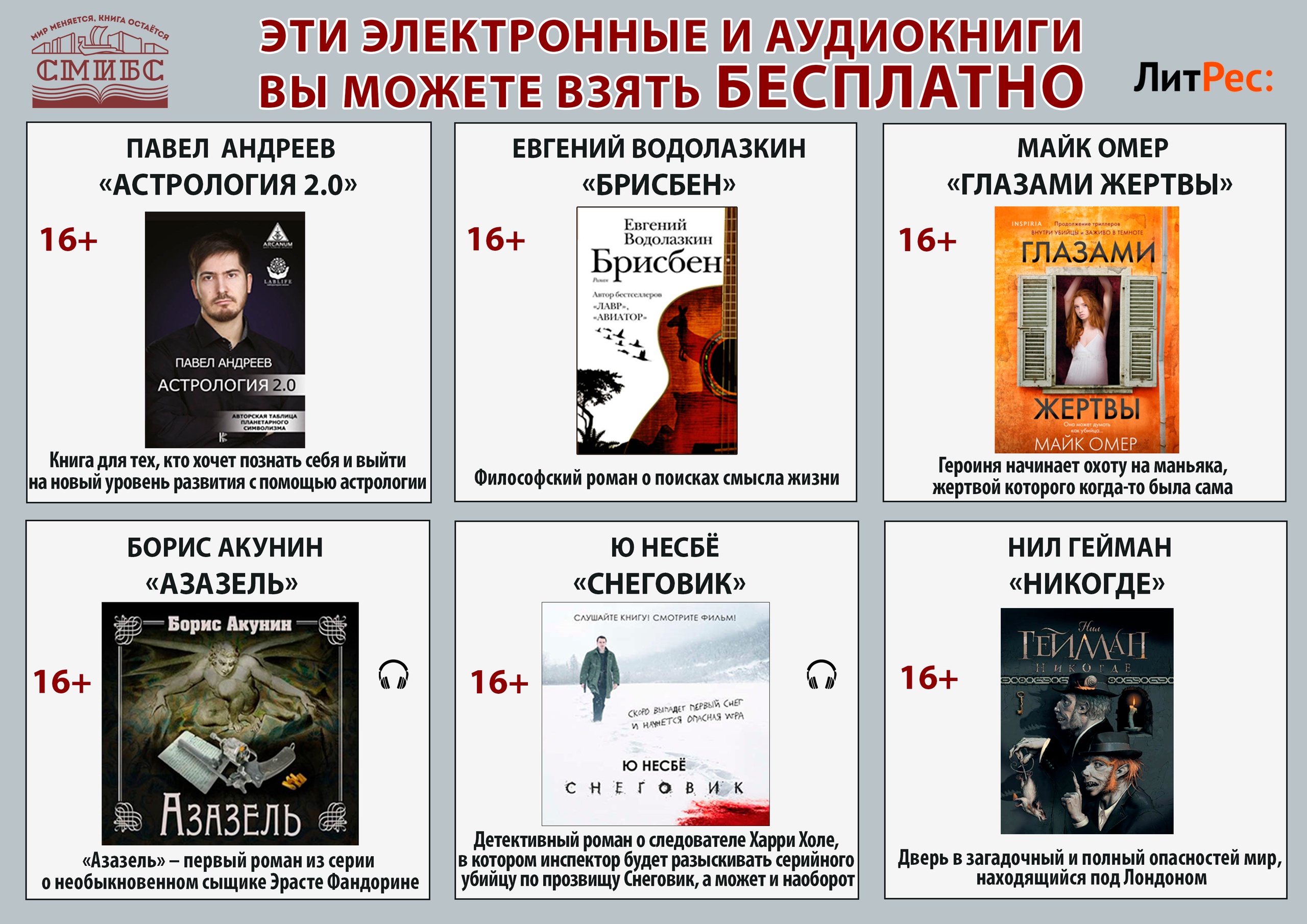 Аннотации к книгам каталога